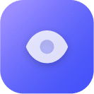 Blue eye icon - creativity
