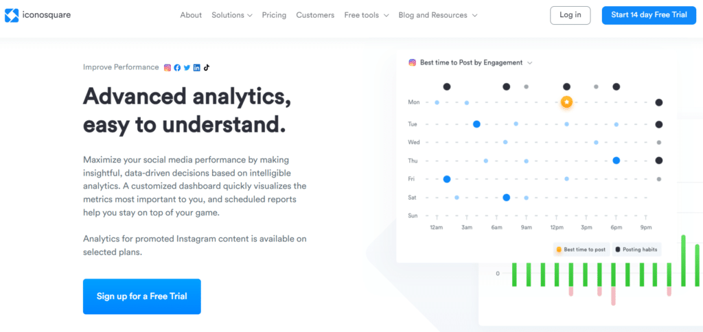 Iconsquare Instagram analytics tool